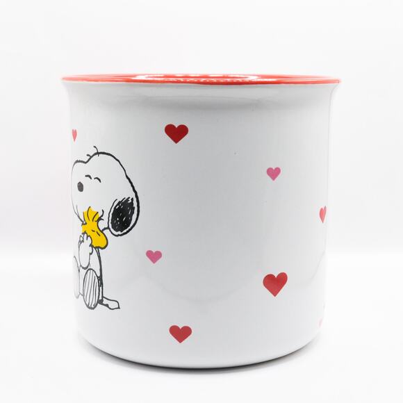 Peanuts Valentine's Day Mug, Snoopy and Charlie Brown, 20oz Ceramic Coffee Cup - Picture 5 of 10